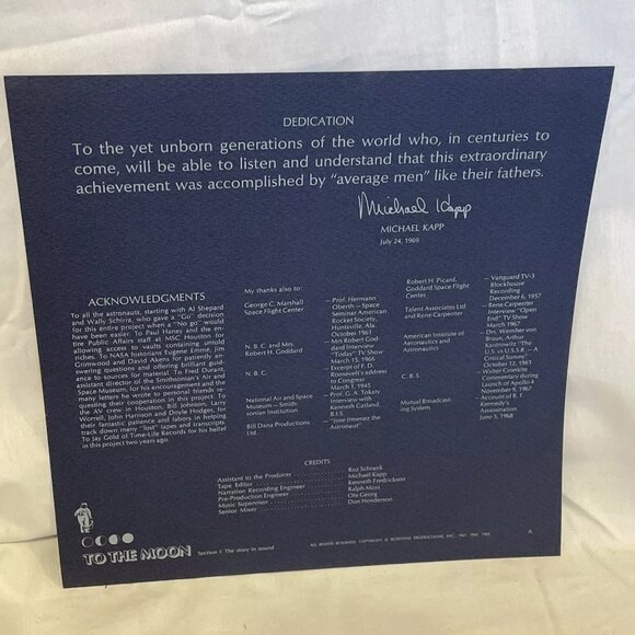 Michael Kapp To The Moon (6x Vinyl, 1969) Time Life STL 163 NM Box Set History - Picture 8 of 12